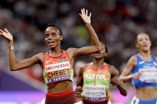 Beatrice Chebet la plus forte sur longue distance KEYSTONE/EPA/FRANCK ROBICHON